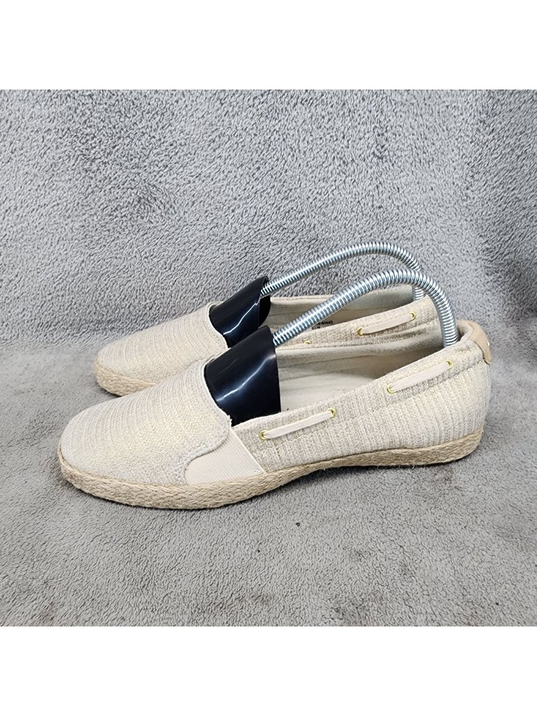 Grasshoppers Shoes Womens Size 8.5 Beige Espadrille Slip On Flats